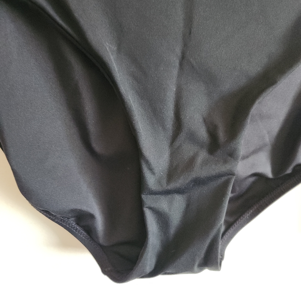 NWT Athleta Black High-Waist Swim Bottoms Bikini Clean Medium M - Picture 3 of 6